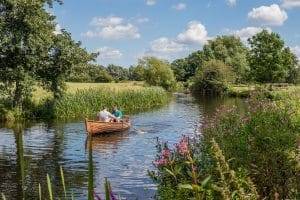 canoe sur le lac