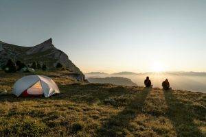 camping paysage